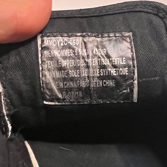 LUGZ Mens Black Canvas Slip-On Casual‎ Loafers Comfort Sneakers Shoes - Picture 13 of 13